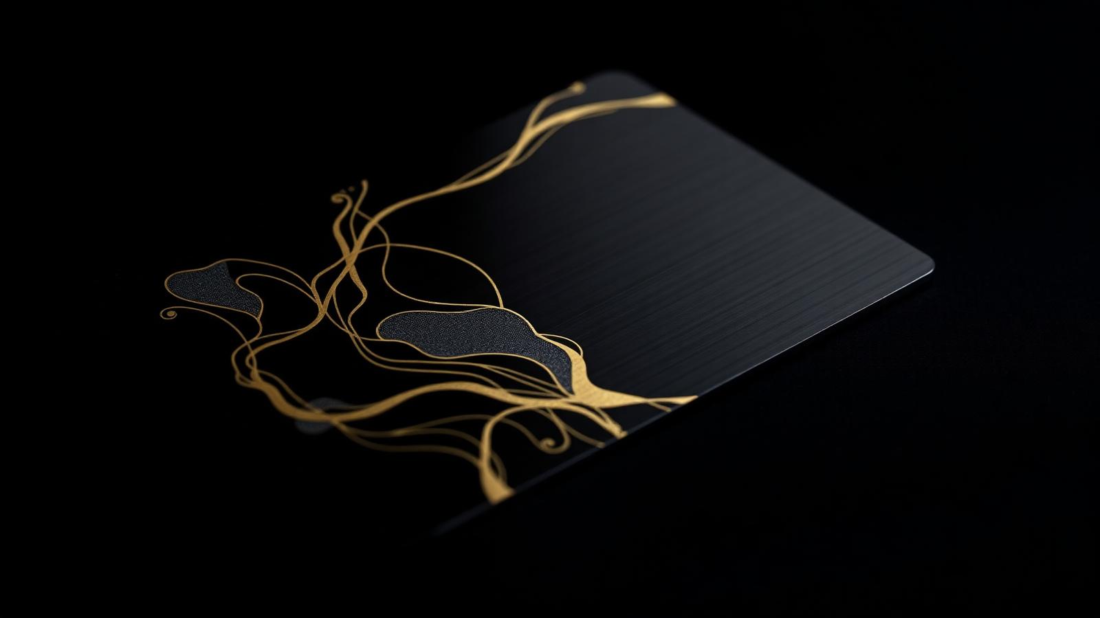 Lion Card — Brass