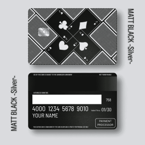 Playing cards Spacial Metal Atm Card