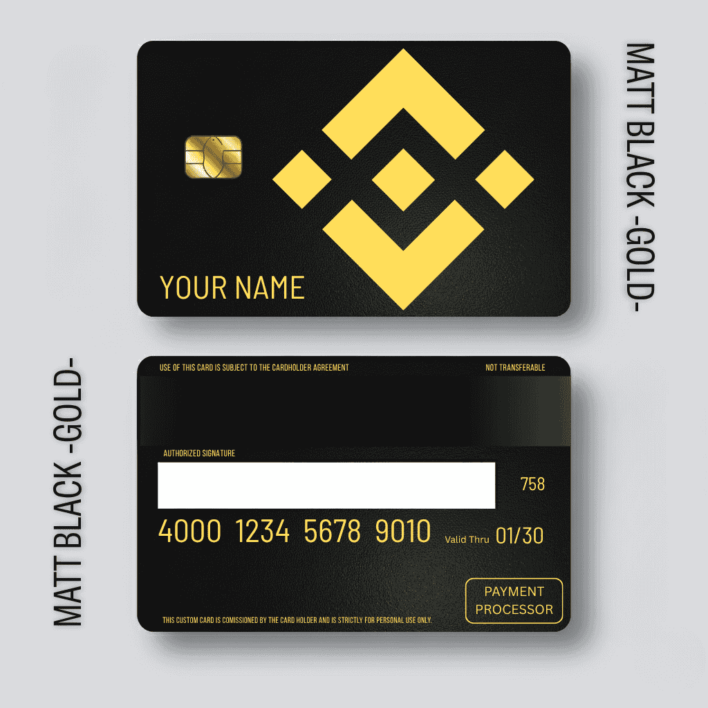 Binance Design Metal Card