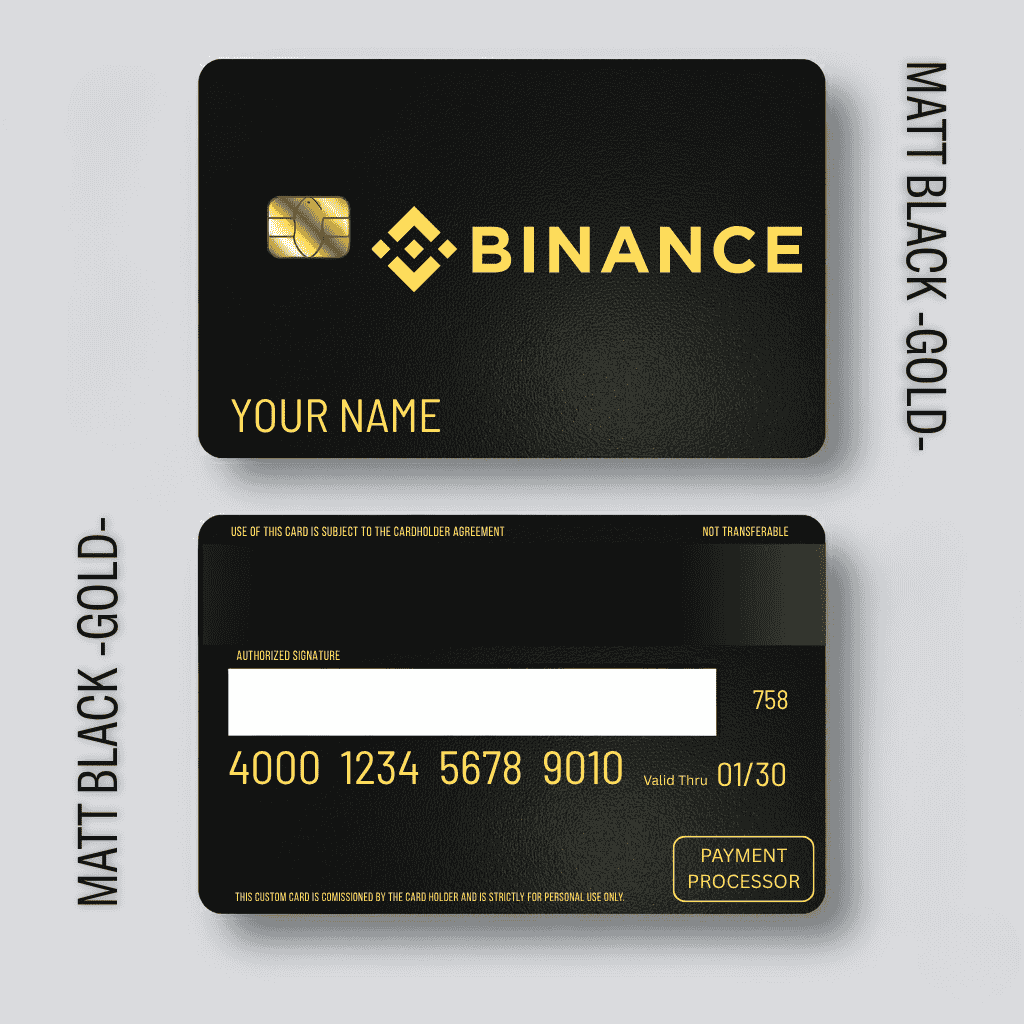 Binance Design Metal Card
