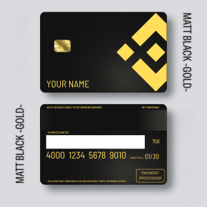Binance Design Metal Card