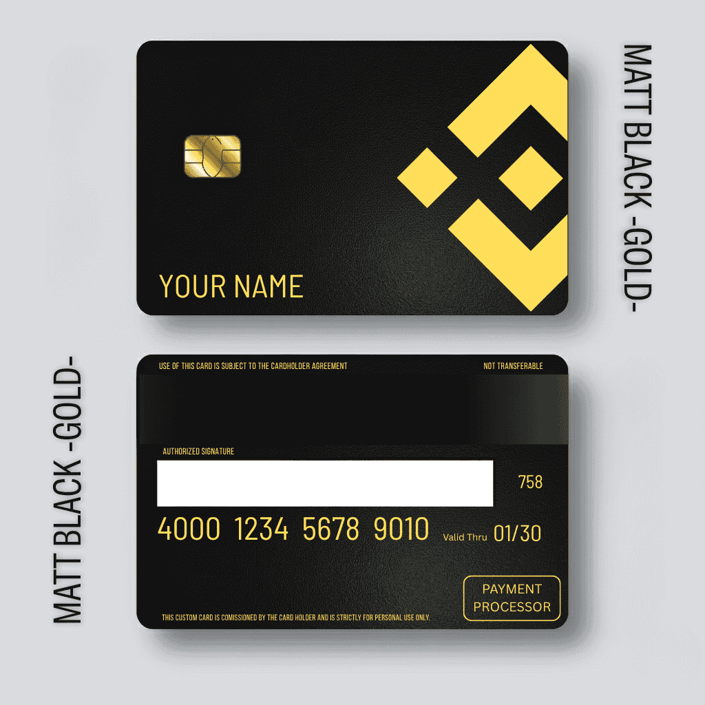 Binance Design Metal Card