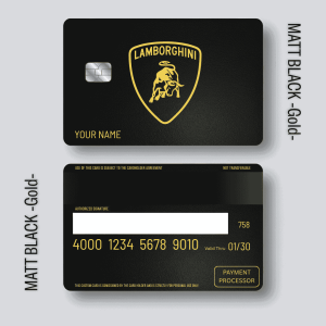 lamborghini Metal Card