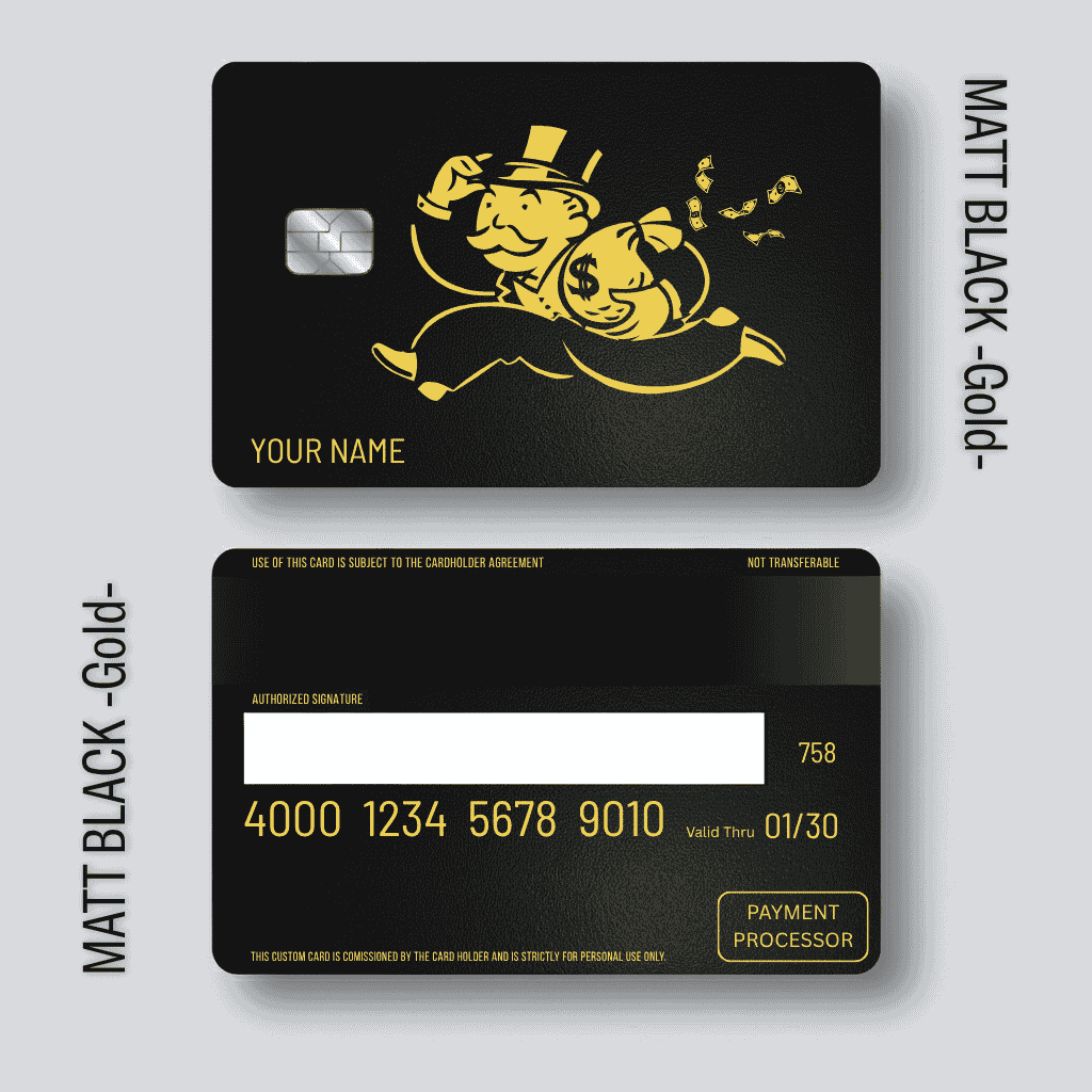 Never Satisfied Metal Card