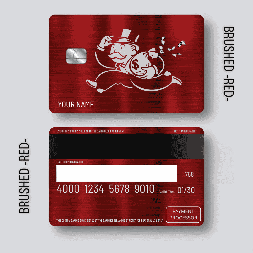 Never Satisfied Metal Card