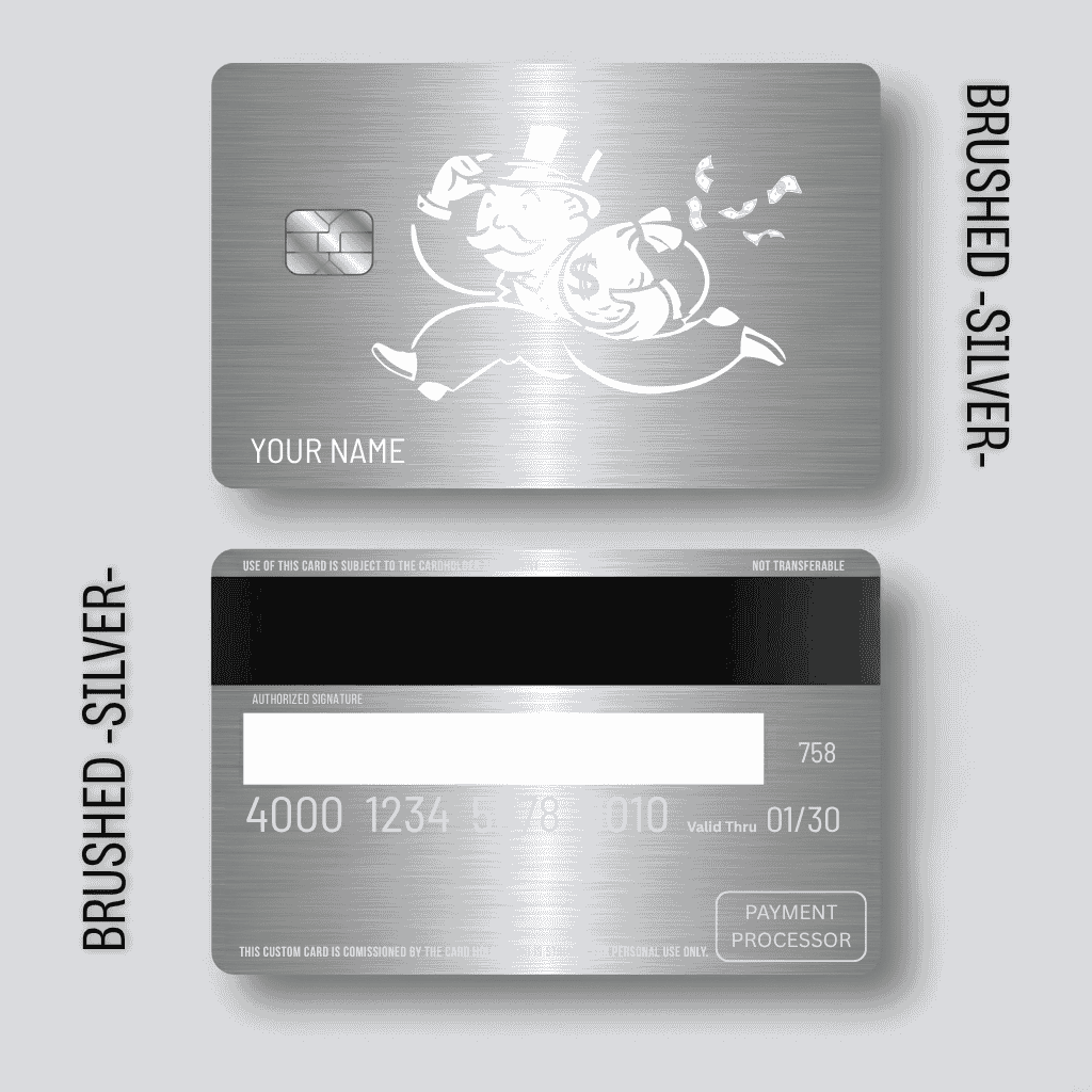 Never Satisfied Metal Card
