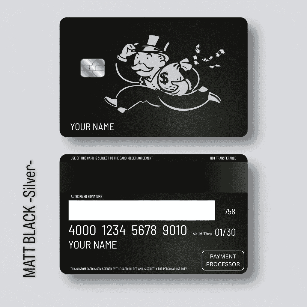 Never Satisfied Metal Card