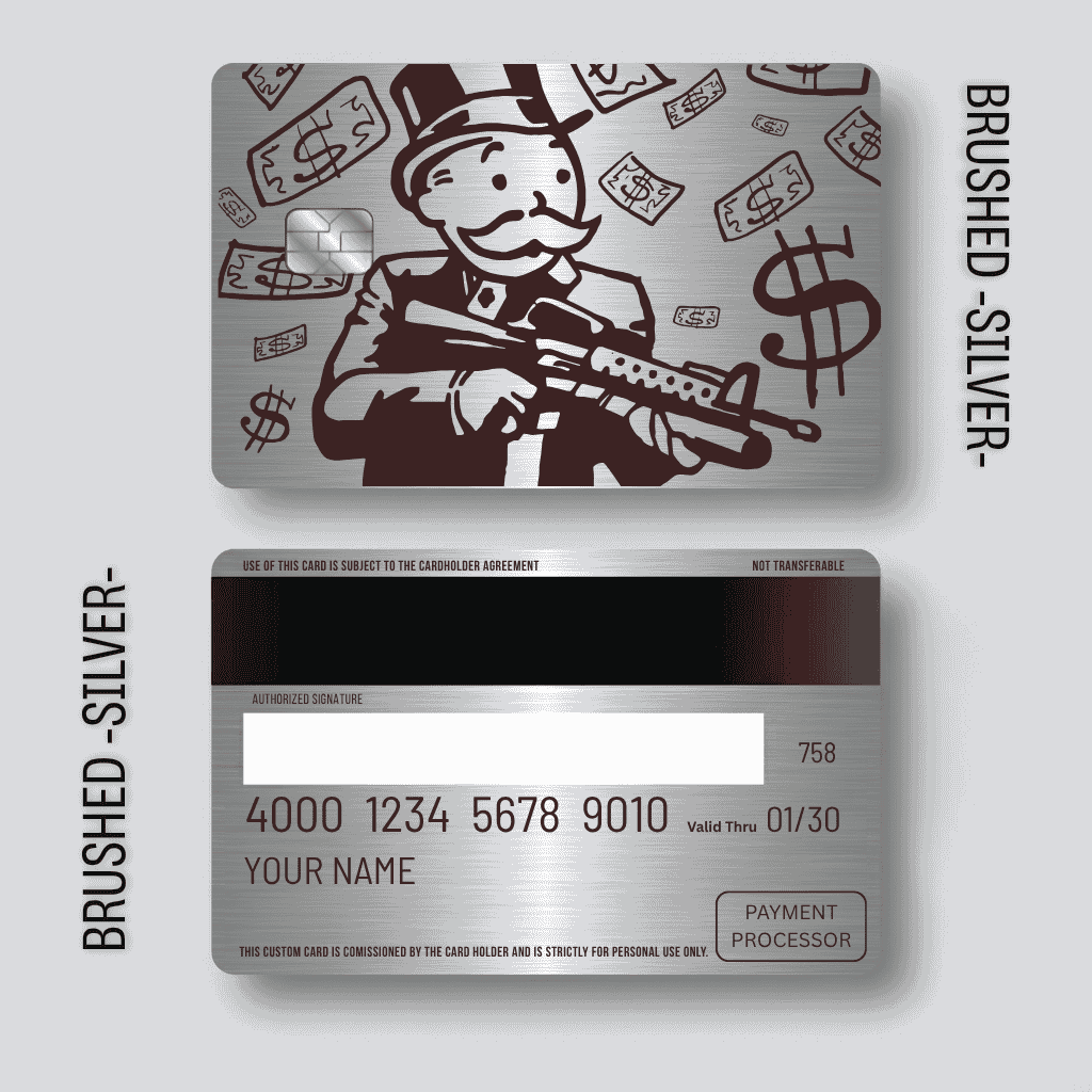 Monopoly Man Card