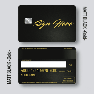signature card