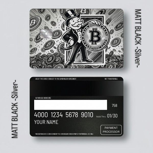 Crypto Capitalist metal card