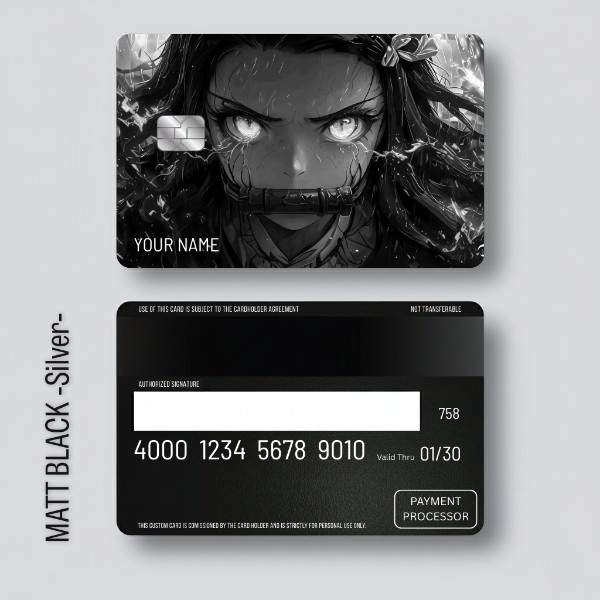 THE SILENT FURY Metal card