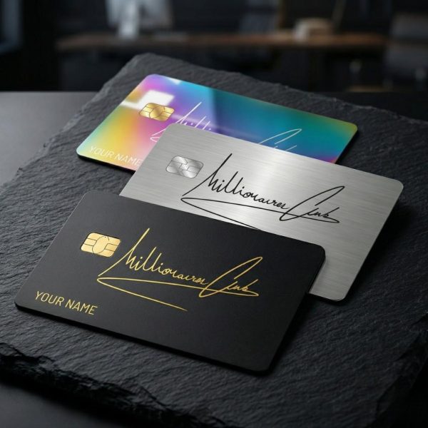 Millioniares Club Metal Card