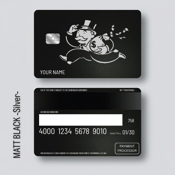 Never Satisfied Metal Card