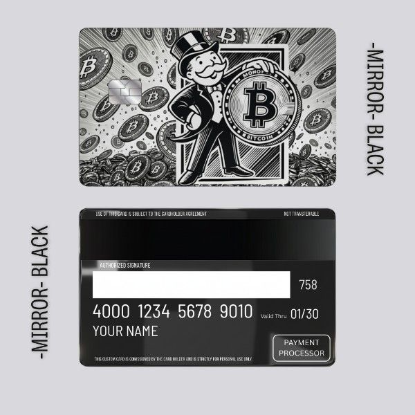 Crypto Capitalist metal card Crypto Capitalist metal card