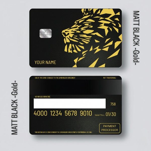 Lion Banking metal Card