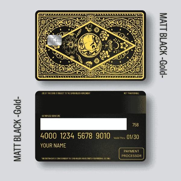 Dead clock metal card