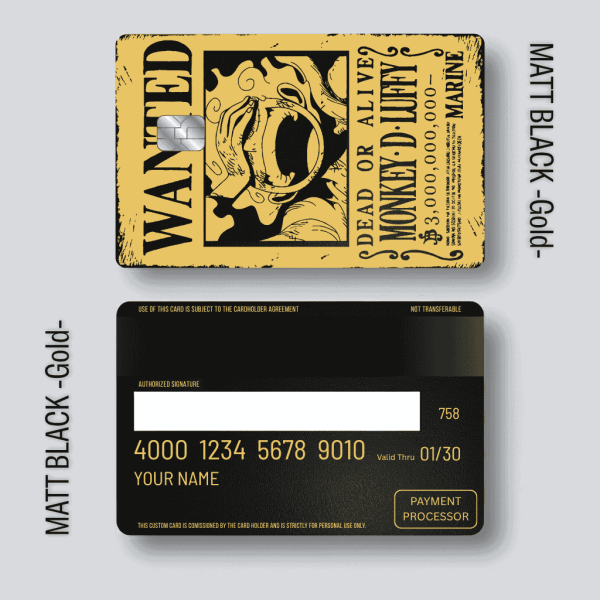 Monkey D. Luffy Metal card